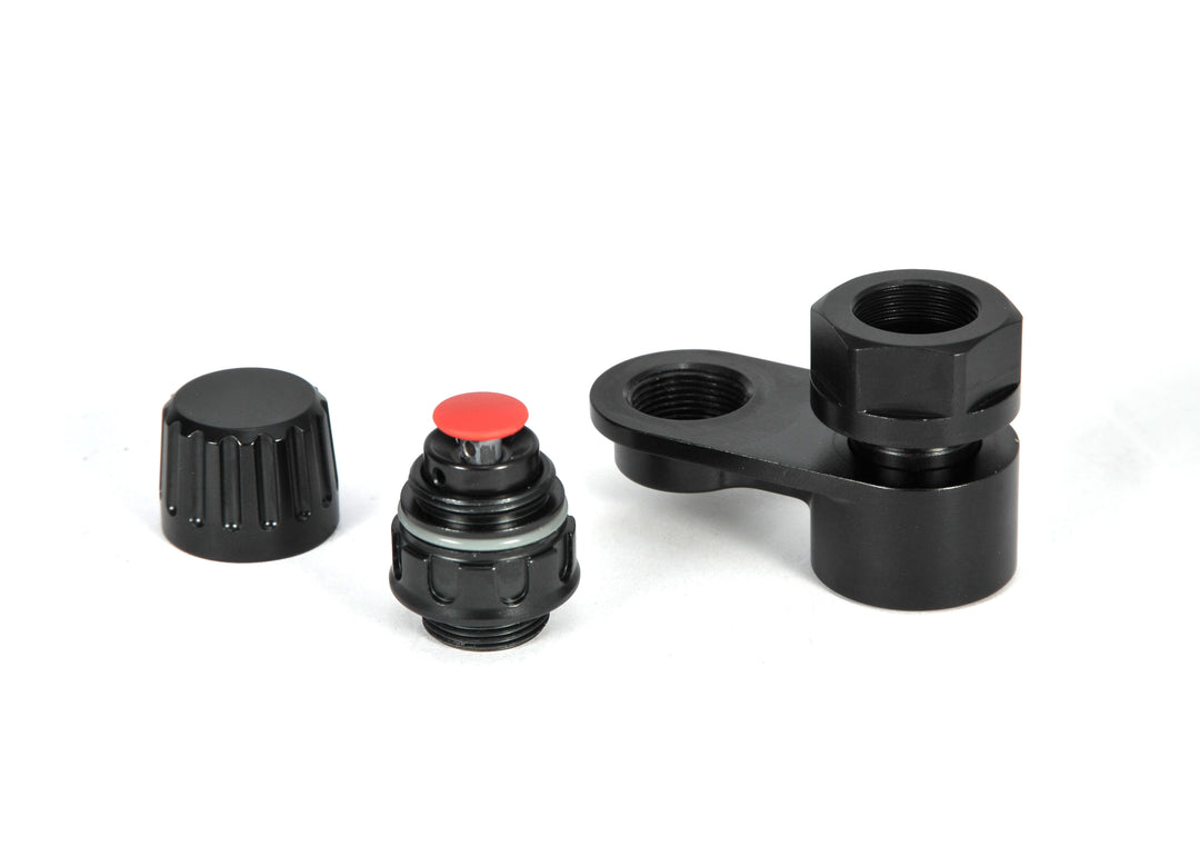 Nauticam M14 Offset Connector with Vacuum Valve II - Pushbutton Release - 25626 - Sea Tech Ltd